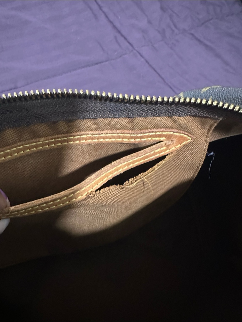 Louis Vuitton Monogram Canvas Satchel with Vachetta Leather Trim - Picture 10 of 11
